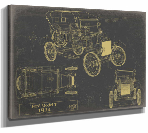 1924 Ford Model T Wall Art from Bella Frye.