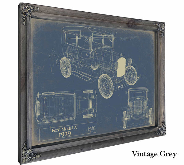 1929 Ford Model a Wall Art from Bella Frye.