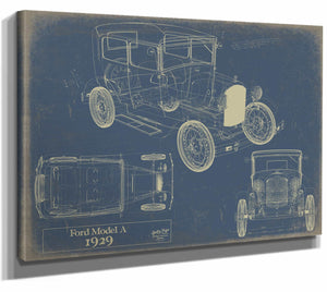 1929 Ford Model a Wall Art from Bella Frye.