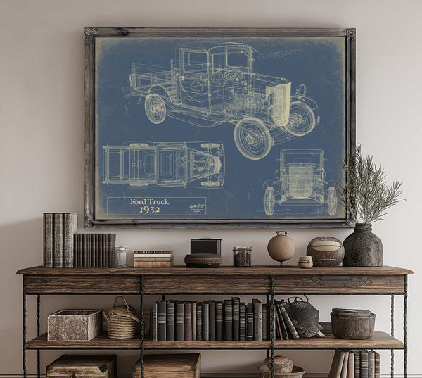 1932 Ford Truck Wall Art from Bella Frye.