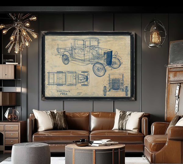 1932 Ford Truck Wall Art from Bella Frye.