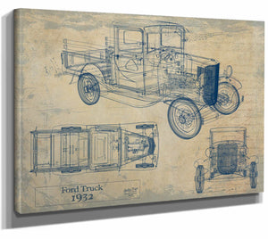 1932 Ford Truck Wall Art from Bella Frye.