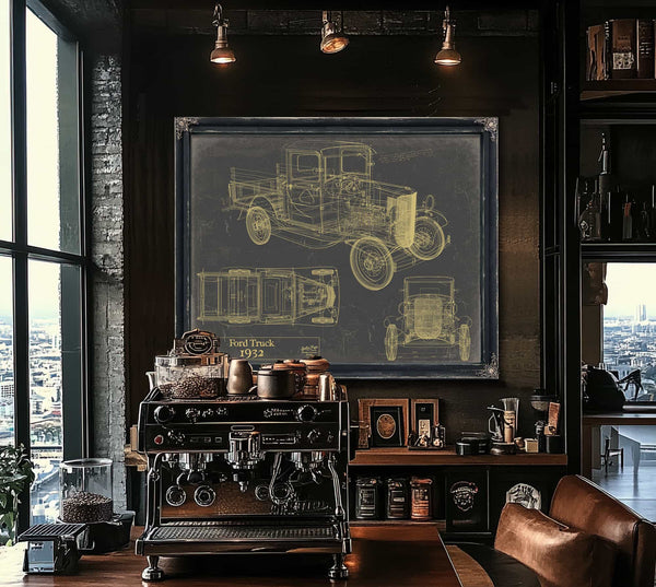 1932 Ford Truck Wall Art from Bella Frye.