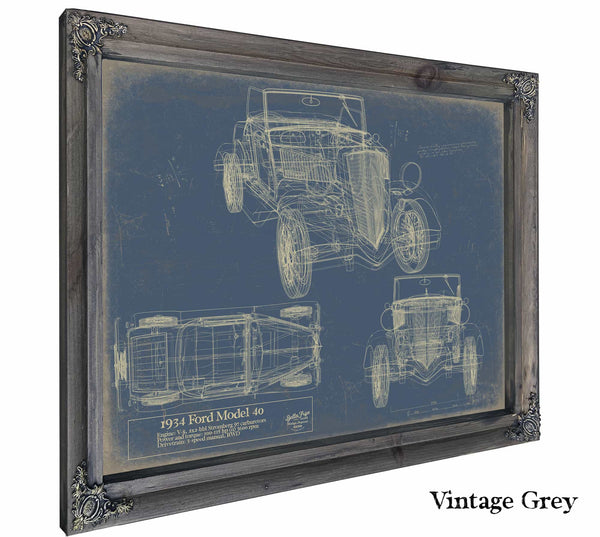 1934 F 40wire1934 Ford Model 40 Wall Art from Bella Frye.