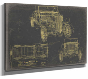 1934 F 40wire1934 Ford Model 40 Wall Art from Bella Frye.