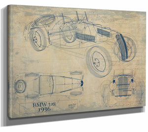 1936 Bmw 328 Wall Art from Bella Frye.