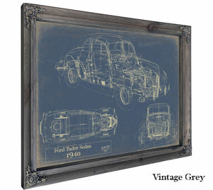 1940 Ford Tudor Sedan Wall Art from Bella Frye.