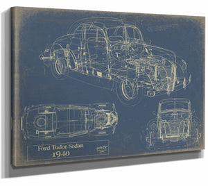 1940 Ford Tudor Sedan Wall Art from Bella Frye.