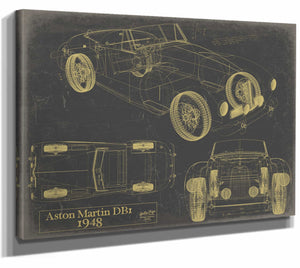 1948 Aston Martin Db1 Wall Art from Bella Frye.