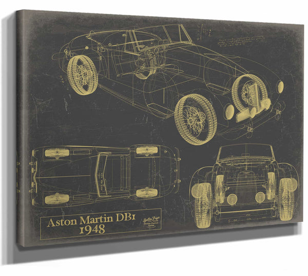 1948 Aston Martin Db1 Wall Art from Bella Frye.