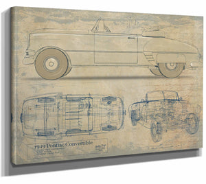 1949pontiacconvertible1949 Pontiac Convertible Wall Art from Bella Frye.