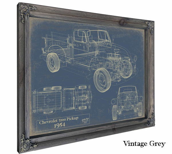 1954 Chevrolet 3100 Pickup Wall Art from Bella Frye.