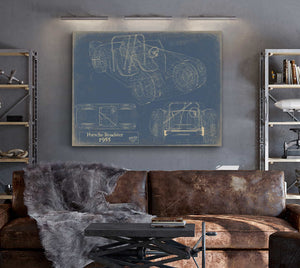 1955 Porsche Roadster Wall Art from Bella Frye.