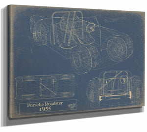 1955 Porsche Roadster Wall Art from Bella Frye.