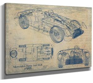 1955 Mercedes  Benz 300Slr Wall Art from Bella Frye.