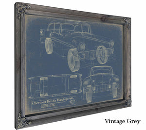 1956 Chevrolet Bel Air Hardtop Wall Art from Bella Frye.