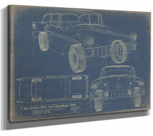 1956 Chevrolet Bel Air Hardtop Wall Art from Bella Frye.