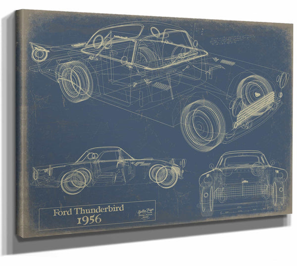 1956 Ford Thunderbird Wall Art from Bella Frye.