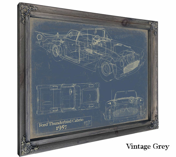 1957 Ford Thunderbird Cabrio Wall Art from Bella Frye.