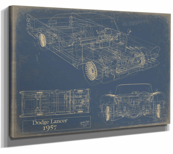 1957 Dodge Lancer Wall Art from Bella Frye.