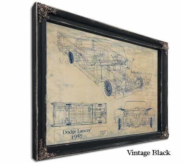 1957 Dodge Lancer Wall Art from Bella Frye.