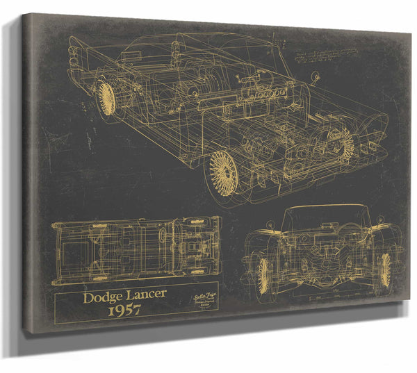 1957 Dodge Lancer Wall Art from Bella Frye.