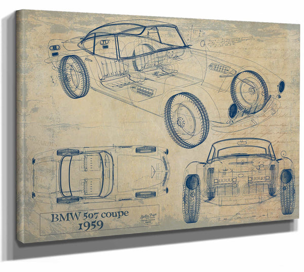 1959 Bmw 507Coupe Wall Art from Bella Frye.