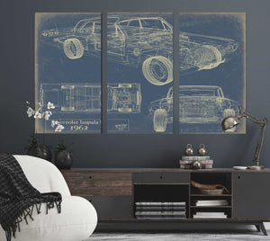 1962 Chevrolet Impala Ss Wall Art from Bella Frye.