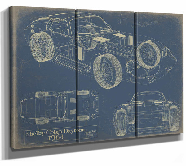 1964 Shelby Cobra Daytona Wall Art from Bella Frye.