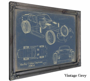 1964 Shelby Cobra Daytona Wall Art from Bella Frye.