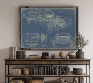 1965 Ford Mustang Wall Art from Bella Frye.