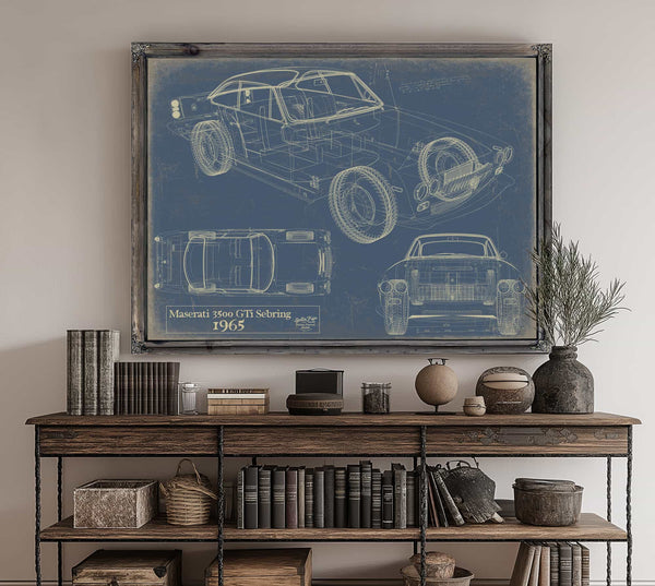 1965 Maserati 3500 Gti Sebring Wall Art from Bella Frye.