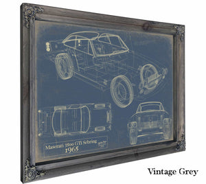 1965 Maserati 3500 Gti Sebring Wall Art from Bella Frye.