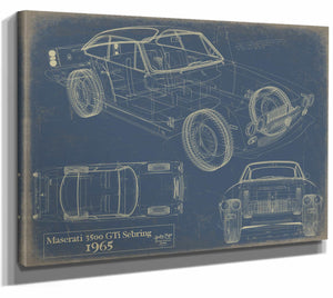 1965 Maserati 3500 Gti Sebring Wall Art from Bella Frye.