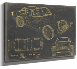 1965 Maserati 3500 Gti Sebring Wall Art from Bella Frye.