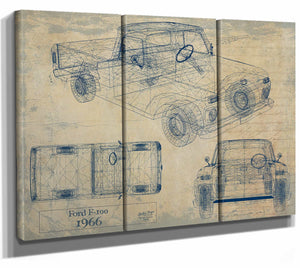 1966 Ford F 100 Wall Art from Bella Frye.