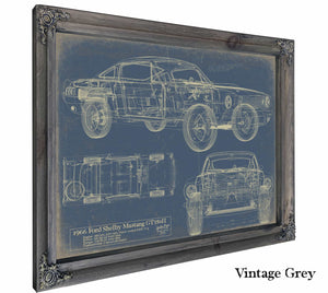 1966 Shelby gt350h Wall Art from Bella Frye.