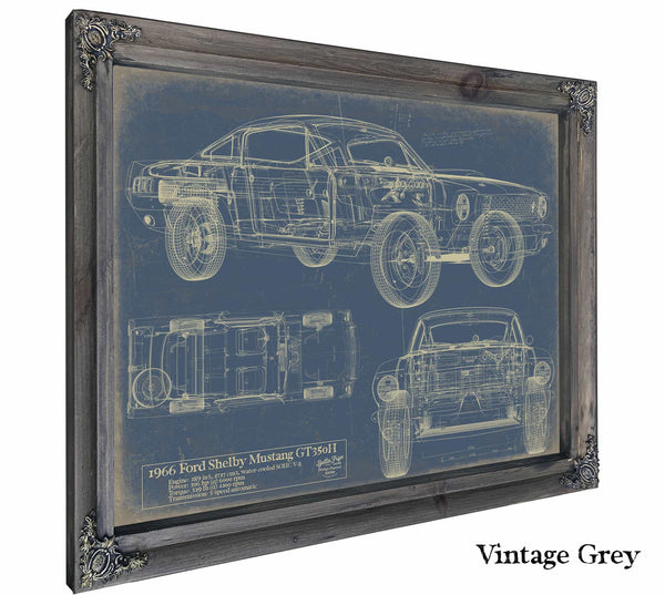 1966 Shelby gt350h Wall Art from Bella Frye.