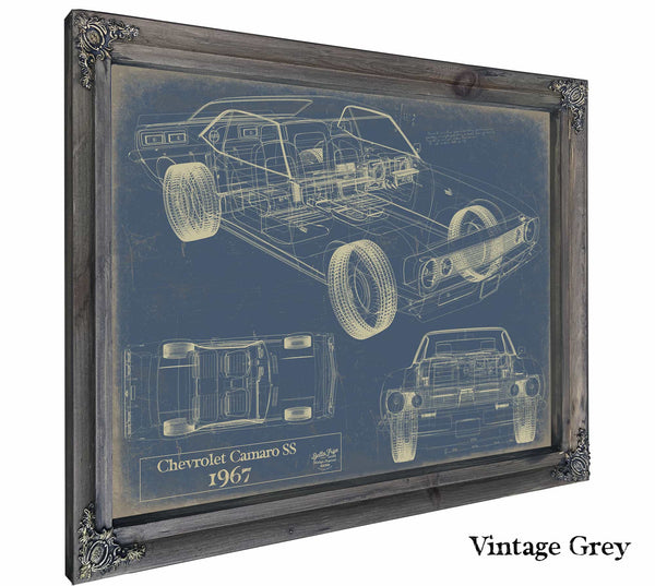 1967 Chevrolet Camaro Ss Wall Art from Bella Frye.