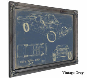 1967 Chevrolet Chevelle Ss 396 Wall Art from Bella Frye.