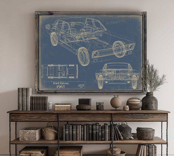 1967 Ford Falcon Wall Art from Bella Frye.