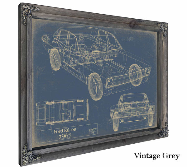 1967 Ford Falcon Wall Art from Bella Frye.