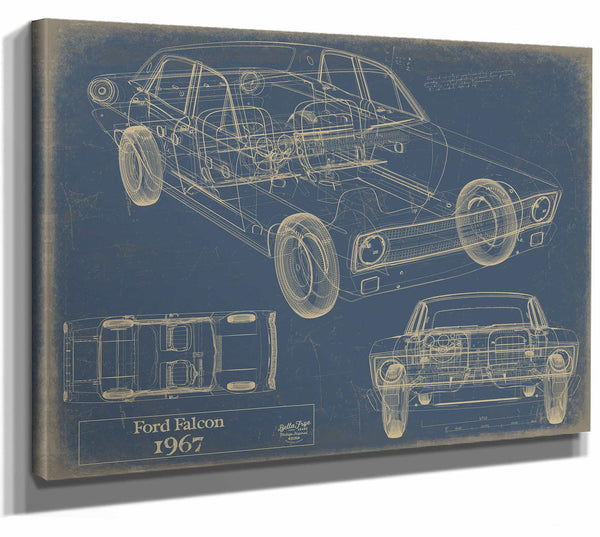 1967 Ford Falcon Wall Art from Bella Frye.