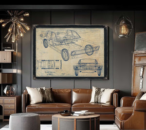 1967 Ford Falcon Wall Art from Bella Frye.