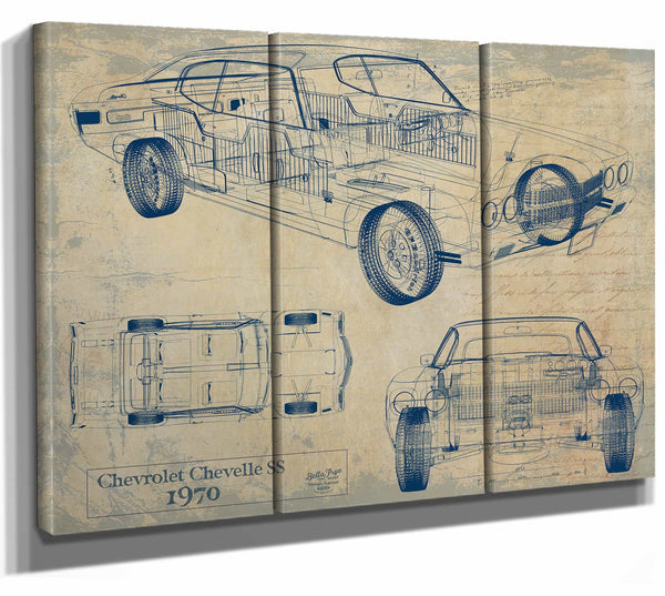 1970 Chevrolet Chevelle Ss Wall Art from Bella Frye.