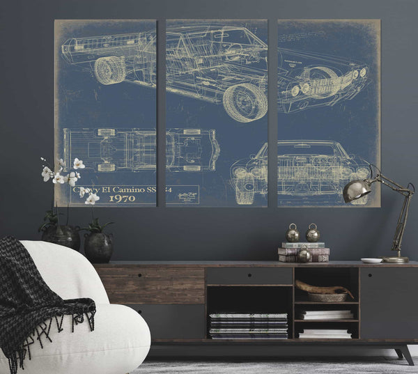 1970 Chevrolet El Camino Ss 454 Wall Art from Bella Frye.