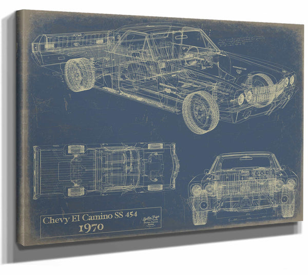 1970 Chevrolet El Camino Ss 454 Wall Art from Bella Frye.