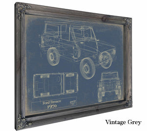 1970 Ford Bronco Wall Art from Bella Frye.