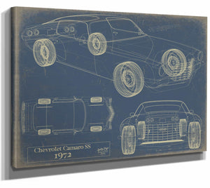 1972 Chevrolet Camaro Ss Wall Art from Bella Frye.