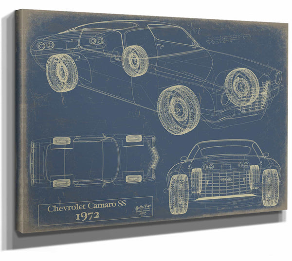 1972 Chevrolet Camaro Ss Wall Art from Bella Frye.